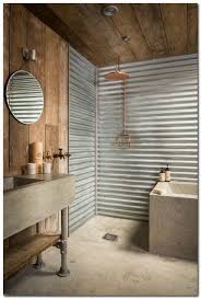 Diy Laminate Flooring On Walls And 30 Inspirations The Urban Interior Rustic Bathrooms Rustic Bathroom Designs Log Cabin Decor