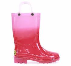 Kids Ombre Sparkle Lighted Rain Boot Pink Western Chief