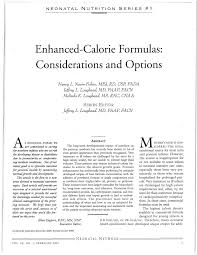 pdf enhanced calorie formulas