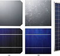 Two types of silicon wafers for solar cells: (a) 156-mm ...
