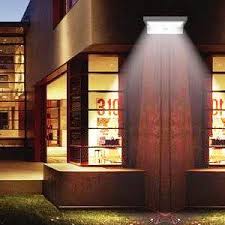 Solar Gutter Lights Wall Sconces With Mounting Pole Outdoor Motion Sensor Detector Light Security Backyard Solar Lights Outdoor Solar Lights Solar Yard Lights