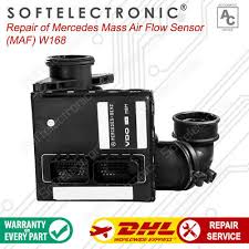 The sensor is mounted between the air cleaner assembly and the air cleaner outlet tube. Mercedes W168 Mass Air Flow Meter Maf A Class Repair Service Kupit Prodazha Mercedes W168 Mass Air Flow Meter Maf A Class Repair Service Po Nizkim Cenam Tehnicheskie Harakteristiki Mercedes W168 Mass
