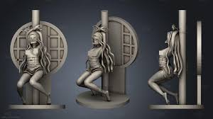Kamado Nezuko v2 NUDE Demon Slayer | 3d stl model for CNC