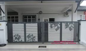 Pagar rumah minimalis sederhana 2014 2 gambar rumah idaman via gambarrumahidaman.info. 33 Trend Terbaru Gambar Pintu Pagar Rumah