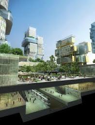 Future Architecture Eco Business Park Tianjin China Eco City Urban Landscape Design Futuristic Architecture