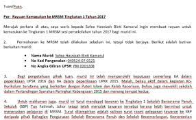 Contoh surat rayuan kemasukan mrsm. Format Contoh Surat Rayuan Kemasukan Ke Mrsm Cute766