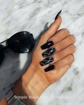 Professional nail art products for nail technicians in us. Acrylic Nails 20 Simple Black Nail Art Design Ideas Polyvore Discover And Shop Trends In Fashion Outfits Beauty And Home