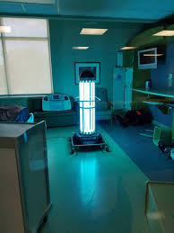This Is A Uv Light Used In Hospitals To Decontaminate Rooms That Were Occupied By Patients With Particularly Resistant Bacteria Or Bugs In 2020 Uv Light Interesting Things Light