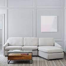 A New Angle On Lounging Our Trapez Sectional Was Designed With A Roomy Chaise That Cleverly Slants Outward Adding Furniture Home Decor Upholstered Furniture
