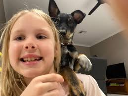 From MrB's IG account [mrballen](https://www.instagram.com/mrballen/?hl=en)  Kids asked for a dog… We got a princess. Welcome to the family Maggie! ❤️  She's 4 years old and we don't know much about her past.