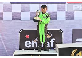 A dream come true moment for first time bambino racer Max Trinidad