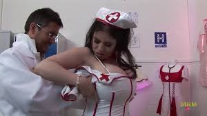 Having a big ass is an issue for the brunette milf who cannot get into her nurse  outfit - XNXX.COM