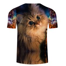 Us 7 25 34 Off Flash Eye Cat Tshirt Men Women T Shirt Animal T Shirt 3d 6xl Galaxy Top Unisex Tee Anime Cloth Streetwear Drop Ship Zootop Bear In