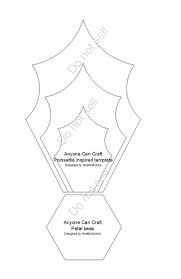 Large Flower Petals Paper Flower Template Paper Flower Patterns Paper Flowers