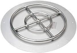 Read our detailed reviews to find out more! Amazon Com Stanbroil Stainless Steel 24 Round Flat Fire Pit Burner Pan W 18 Fire Ring Installed Btu 147 000 Max Garden Outdoor
