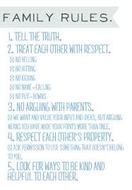 Irocksowhat Family Rules Printable Looks A Lot Like Our
