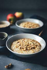 Apfel Porridge Mit Walnussen Und Ahornsirup Rezept Mit Und Ohne Thermomix Rezepte Ahornsirup Rezepte Hausgemachtes Musli