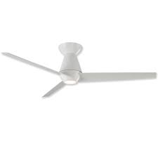 A white hugger ceiling fan is a popular choice. Modern Forms Slim Flush Mount Fh W2003 52l Mw 52 Dc Led Outdoor Ceiling Fan
