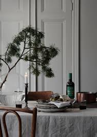 Tanne Tisch Tafel Leinen Tischdecke Knfolk Tischdeko Weihnachten Dekor Schwedische Weihnachten
