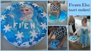 Taart Maken Decoreren Frozen Elsa Youtube