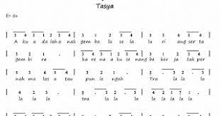 Not Angka Dan Not Balok Lagu Anak Gembala