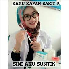 Kamu Kapan Sakit Sini Aku Suntik Koleksi Meme Gambar Lucu Foto Lucu Lucu