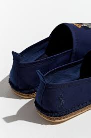 Polo Ralph Lauren Barron Canvas Polo Bear Espadrille Shoe Urban Outfitters Espadrille Shoes Espadrilles Polo Ralph Lauren