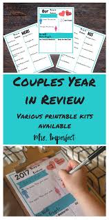 The Perfect Date Night Activity For Married Couples This Year In Review Printable Funny Marriage Advice Anniversary Gifts For Him Christmas Gifts For Couples