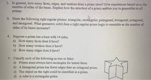 How many faces of vertex and edges does a pentagonal prism have? Solved 2 In General How Many Faces Edges And Vertices Chegg Com
