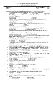 Doc Soal Uts Ski Kelas 7 Semester 1 Ok Rico Maulana Academia Edu