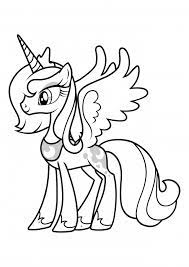 Printable princess luna coloring page. Princess Luna Coloring Pages My Little Pony Friendship Is Magic Coloring Pages Colorings Cc