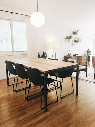 Restoring Home Leather Dining Chairs West Elm Box Frame Table Modern Dining Room Bohemian Midcentury Mode Home Design Decor Dining Table Modern Dining Room
