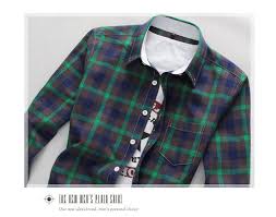 Long Sleeve Button Down Plaid Shirt Refer To Size Chart