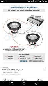 A dual voice coil subwoofer (or dvc sub) has four wiring terminal posts, two positve terminals and two negative terminals. Will This Blow My Subs Amp Is 1000 Rms 2ohms And Each Sub Is 500rms 2ohms Car Audio Capacitor Car Audio Installation Car Audio Amplifier