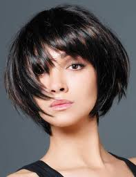 Les Tendances Coupes De Cheveux De L Automne Hiver Coupe De Cheveux Carre Court Degrade Avec Frange Coiffure Cheveux Carre