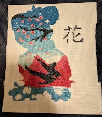 Personally for me it is great even when it's gloomy, slushy and rainy. Finished A Mulan Cross Stitch Today I Added The Chinese Character Hua To Pull It Together Disney
