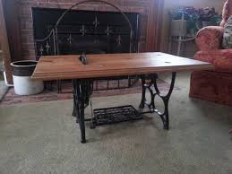 Patio & outdoor furniture sofas, chairs & sectionals dining sets coffee & side tables chaise lounges adirondack chairs hammocks & swings outdoor benches. Repurposed Tredal Sewing Machine Coffee Table Old Sewing Machines Sewing Machine Homemade Home Decor