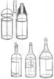 Underdrawing Seeing To Draw Bottle Drawing Art Drawings For Kids Still Life Pencil Shading