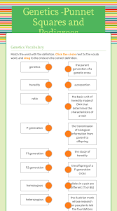 Interpreting a human pedigree answer key displaying top 8 worksheets found for this concept. Genetics Punnet Squares And Pedigrees Interactive Worksheet By Dana Rodney Wizer Me