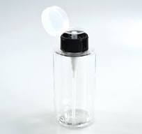 300ml 10oz One-Touch Pump Dispenser Refillable Container Empty Plastic Nail Polish Remover Bottle