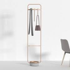 The Simplest Free Standing Clothes Rack Mr O Hanger Digsdigs Furniture Modern Coat Rack Coat Stands
