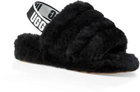 Ugg Fluff Yeah Genuine Shearling Slingback Sandal Women Nordstrom Black Ugg Slippers Shearling Slippers Ugg Boots Black with gold threads condition: ugg fluff yeah genuine shearling