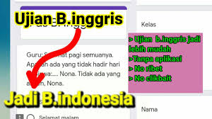 Tips mengerjakan soal tbi kedinasan. Cara Ujian B Inggris Jadi B Indonesia Di Google Form Cara Menerjemahkam Google Form Youtube