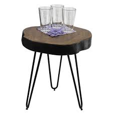 Durch die hellgrüne imprägnierung wird die natürliche optik bewahrt. Wohnling Massivholz Sheesham Beistelltisch 35 X Real De