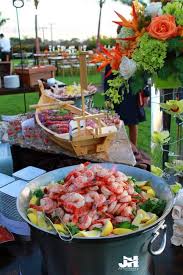 Seafood Station Food Eventplanner Catering Mauicatering Mauiwedding Hawaii Hawaiianwedding Weddingp Catering Food Displays Seafood Buffet Bbq Catering