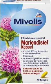 Die lebergesundheit und die mariendistel. Mivolis Mariendistel Kapseln 40 St Dauerhaft Gunstig Online Kaufen Dm De