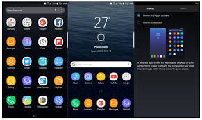 Make sure you download the launcher on your phone. S8 Launcher Apk
