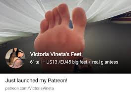Victoria Vinetas Feet | 6“ tall + US13 EU45 big feet + real giantess |  Patreon