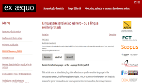 Nova publicação: revista ex æquo número 51 | 2025 - Centro de Linguística  da Universidade NOVA de Lisboa