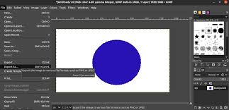 Don't worry about getting the circle's location within the image exactly right. Gimp How To Draw Circle Linux Hint